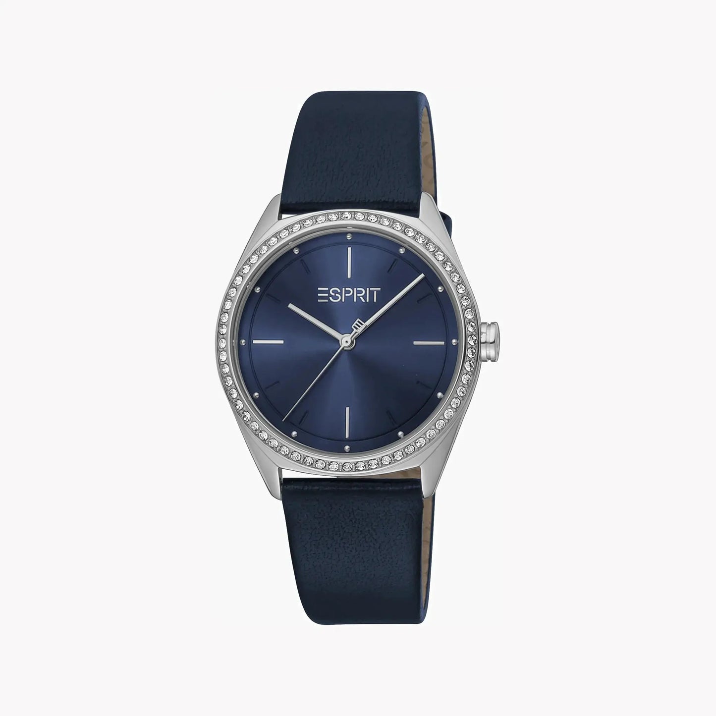 Esprit Women's Blue Leather Watch, Blue Dial | Es1l196m0035 by ESPRIT