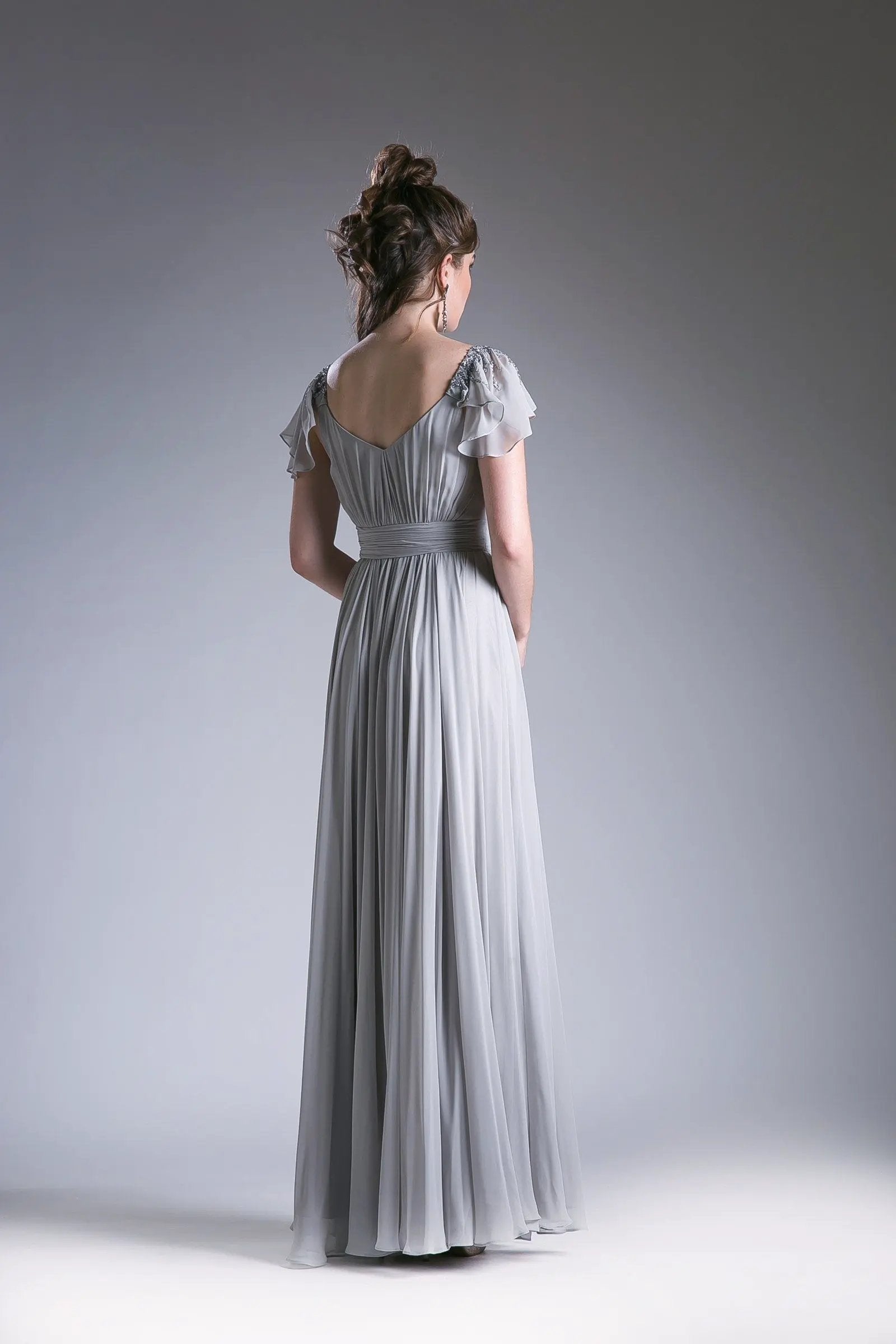 Empire Waist Chiffon Dress by Tux-USA