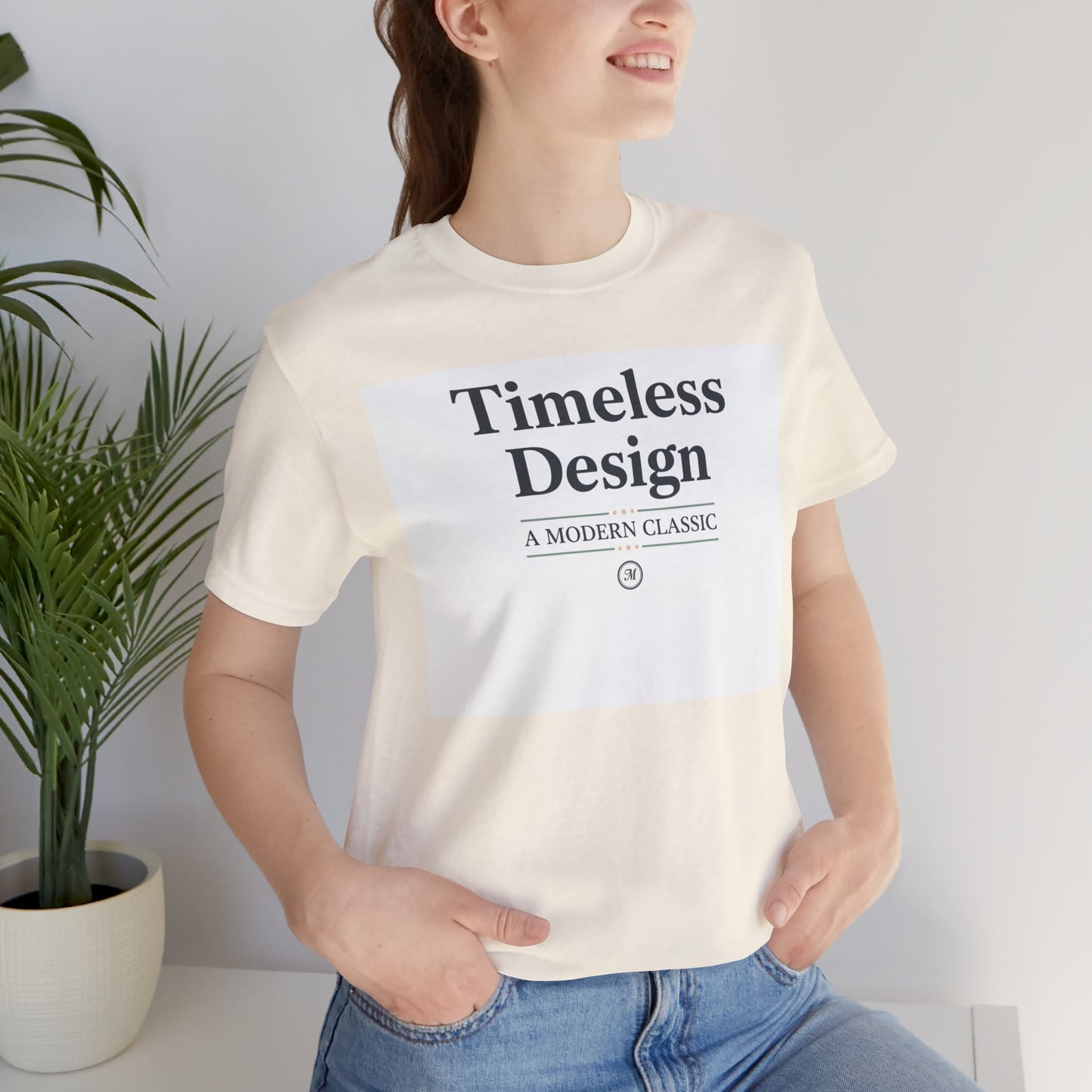 Timeless Design Serif Font Shirt | Literary Aesthetic Tee