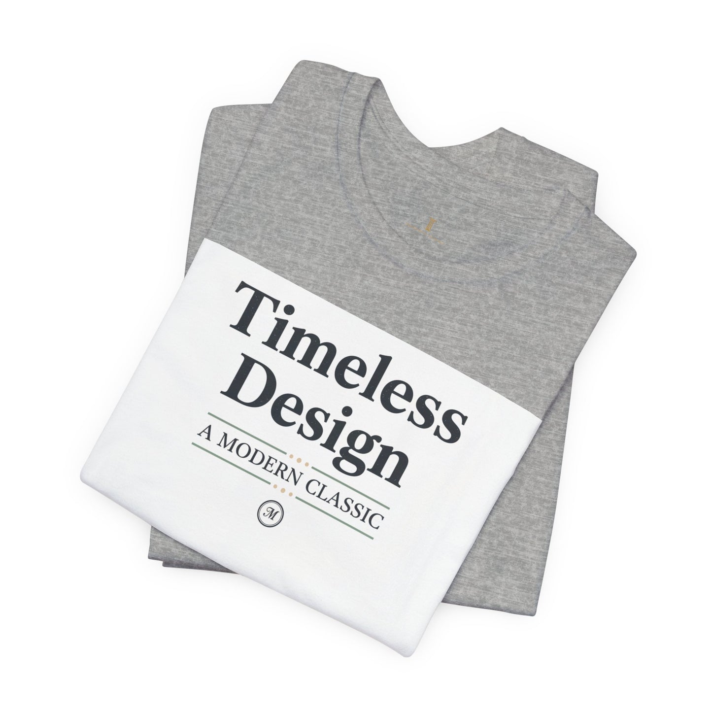 Timeless Design Serif Font Shirt | Literary Aesthetic Tee