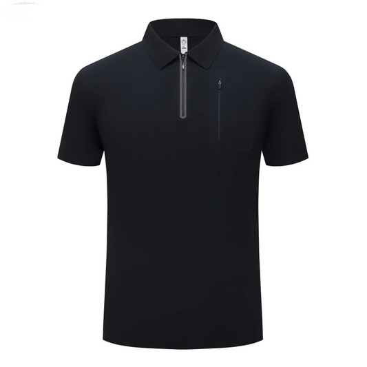 Golf Wear Lightweight Stretch Polo Shirt Running Lapel T-Shirt by Vimost Shop