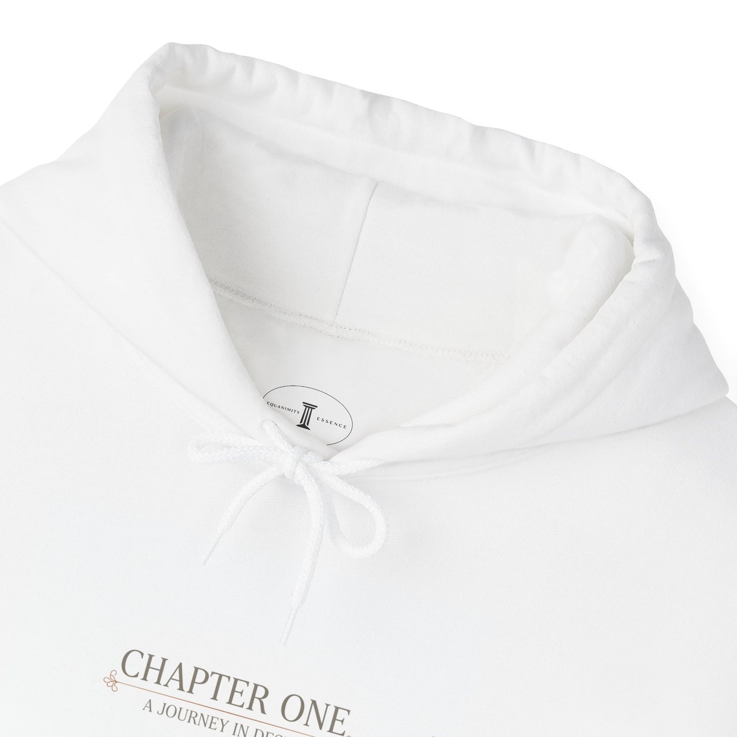 Chapter One serif hoodie | Literary aesthetic, quiet luxury typography