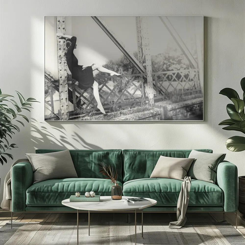Wall art the past by Bettina Tautzenberger