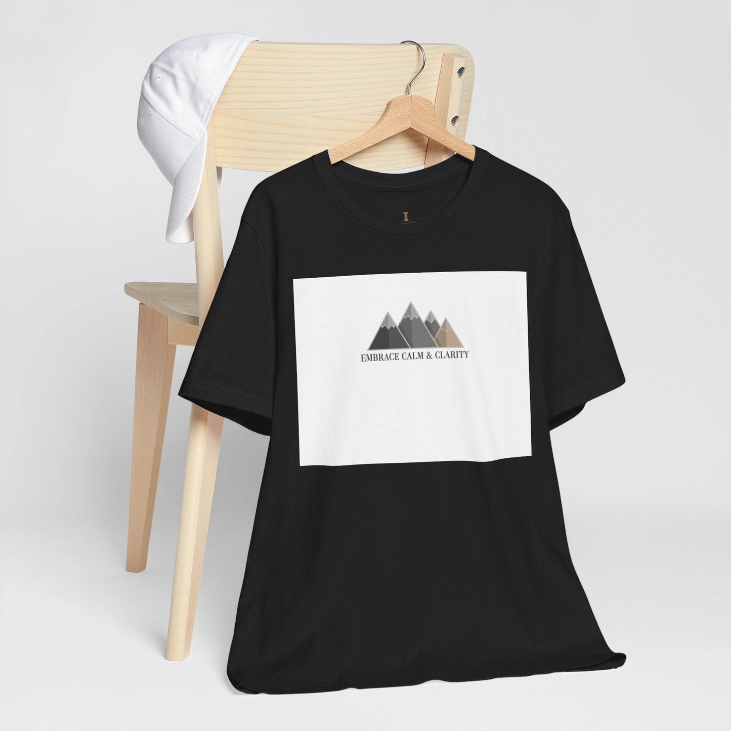 Embrace Calm & Clarity Tee | minimal philosophy, motivational tee