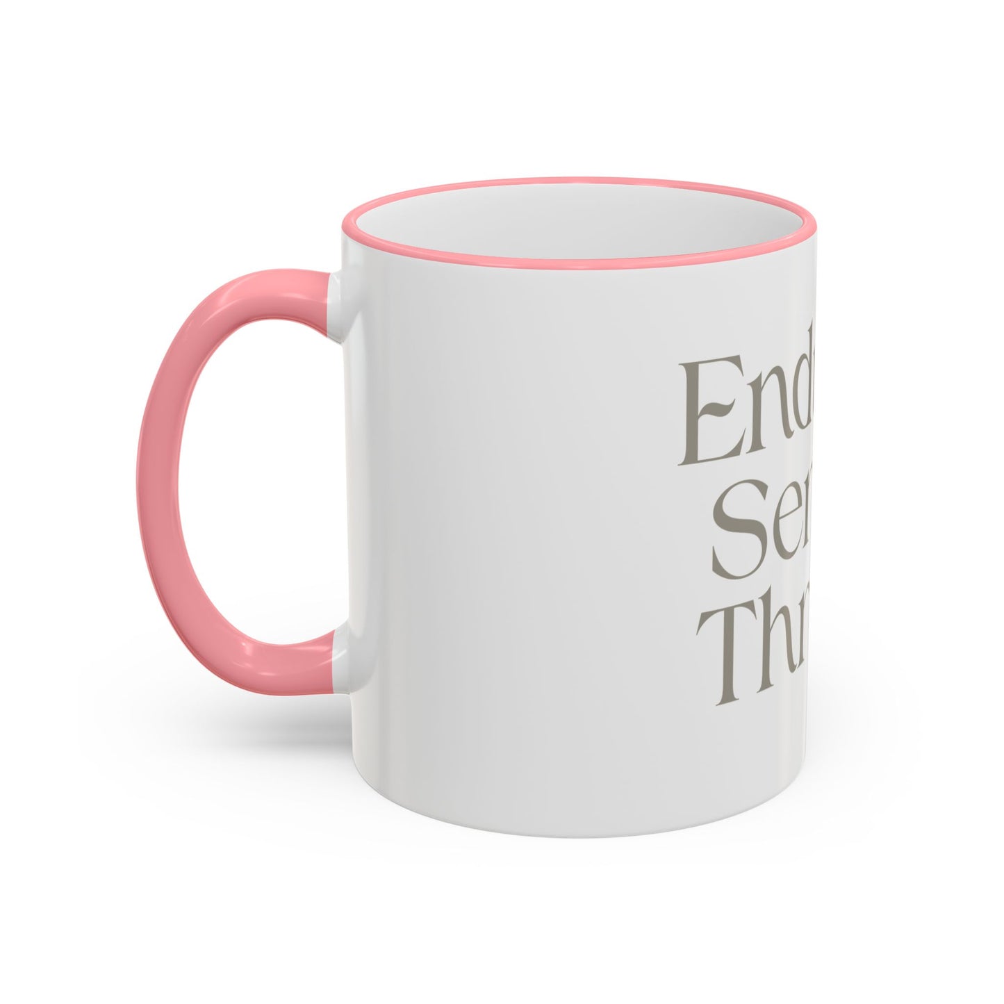 Endure. Serve. Thrive. Accent Rim Ceramic Mug