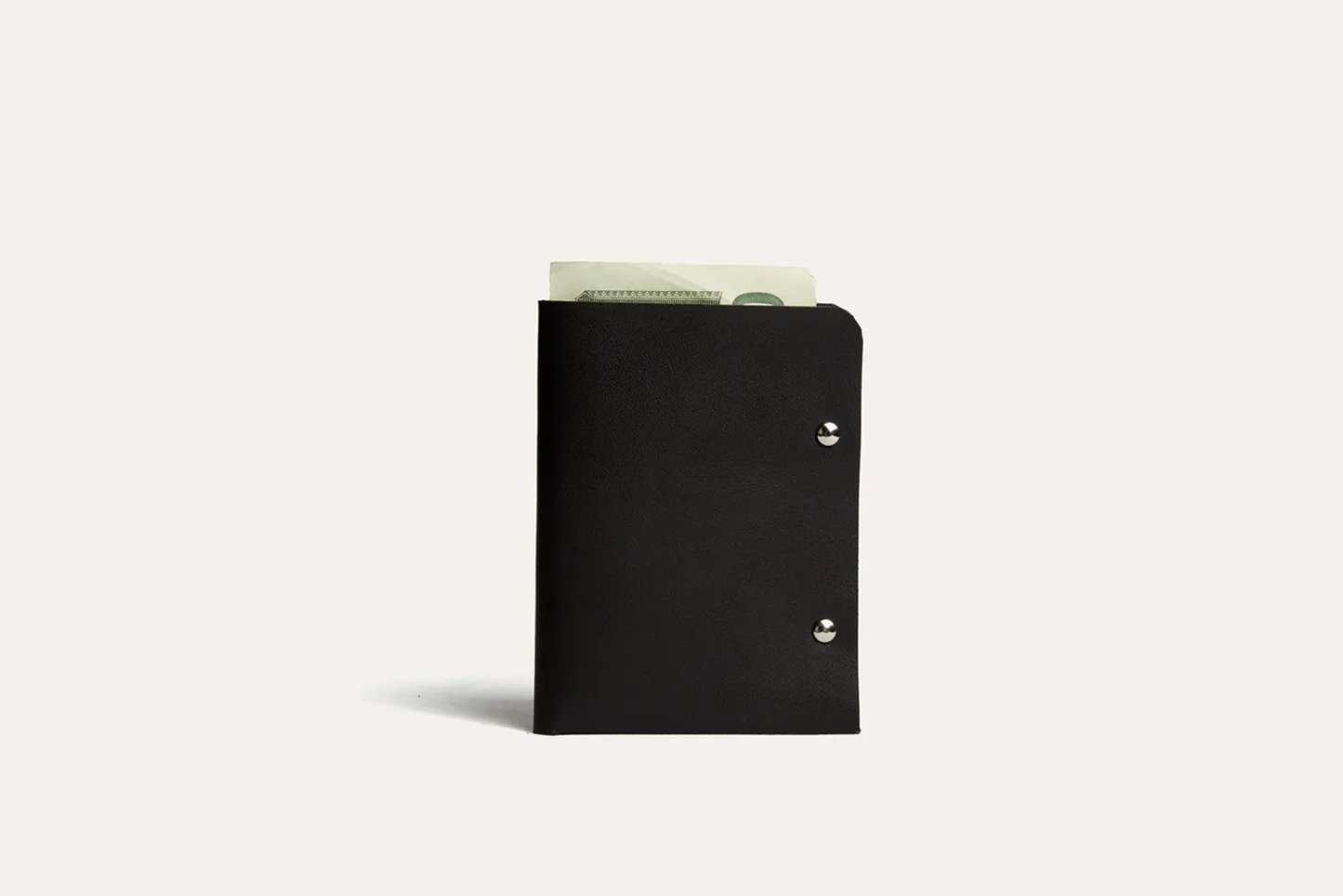 Unstitched Leather Twofold Wallet by Kiko