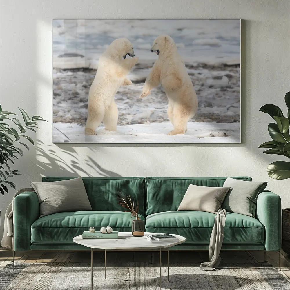 Wall art Fight ! by Alessandro Catta