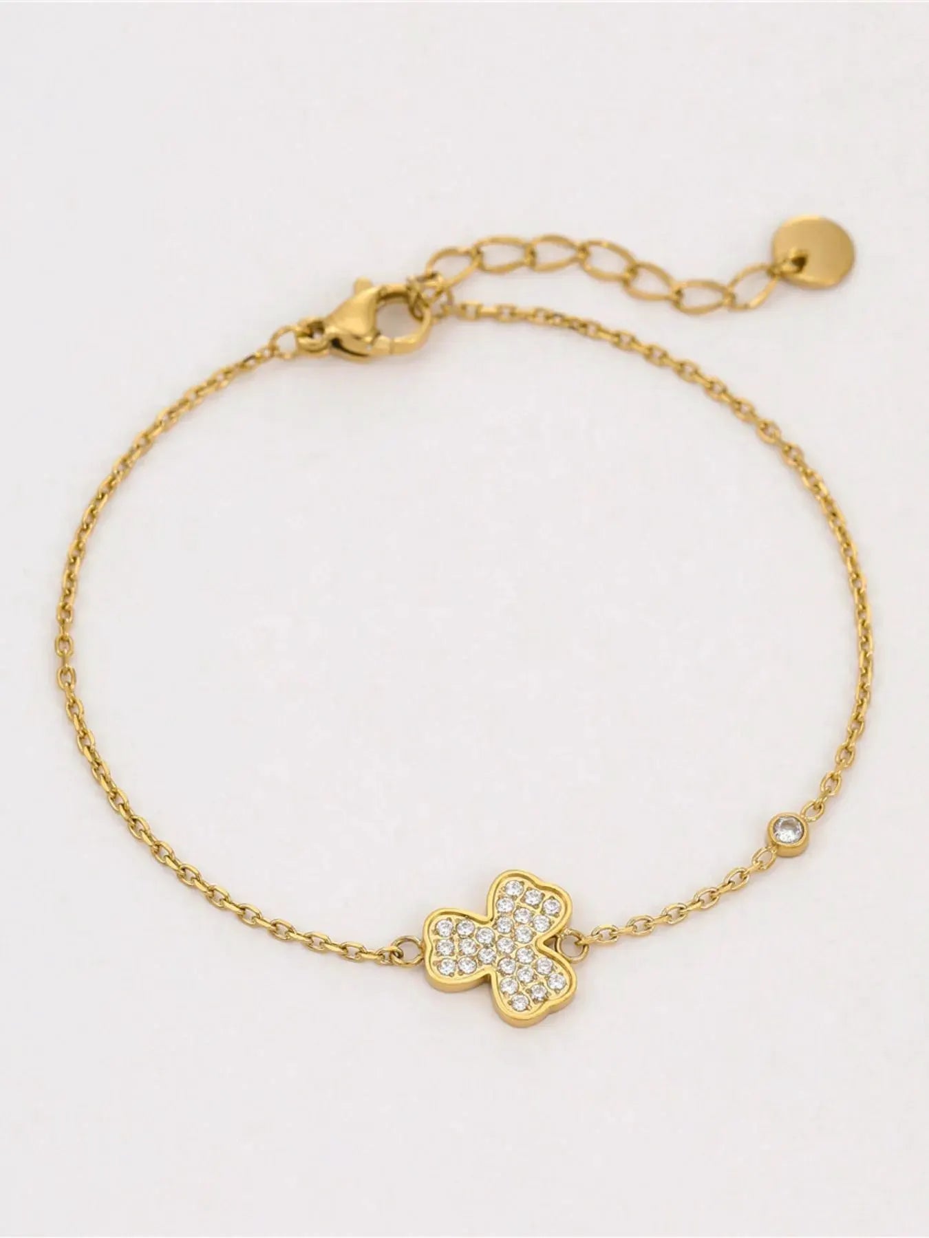 Stainless Steel Zircon Bracelet by Partner Label
