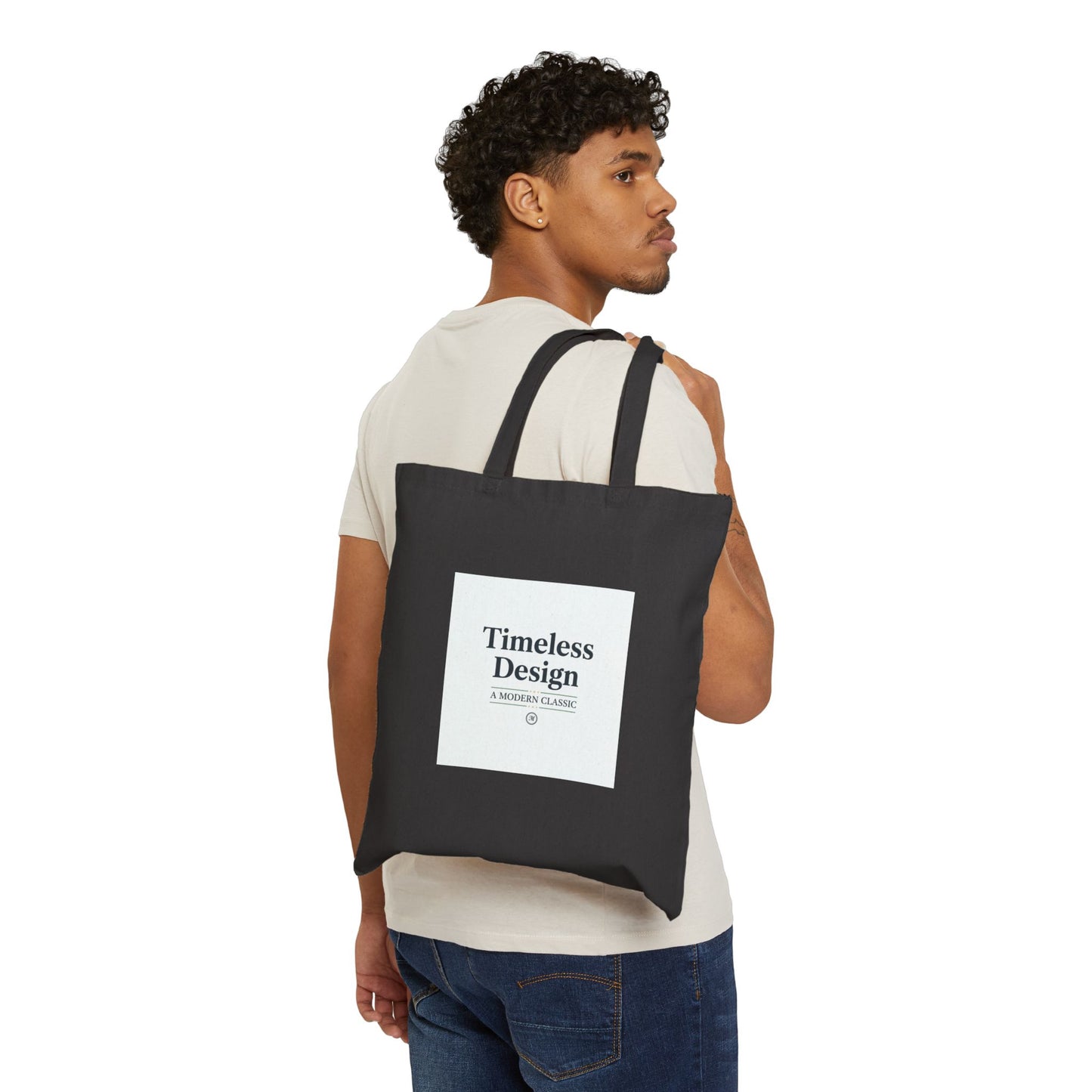 Timeless Design Tote | Retro Serif Typography, Literary Aesthetic