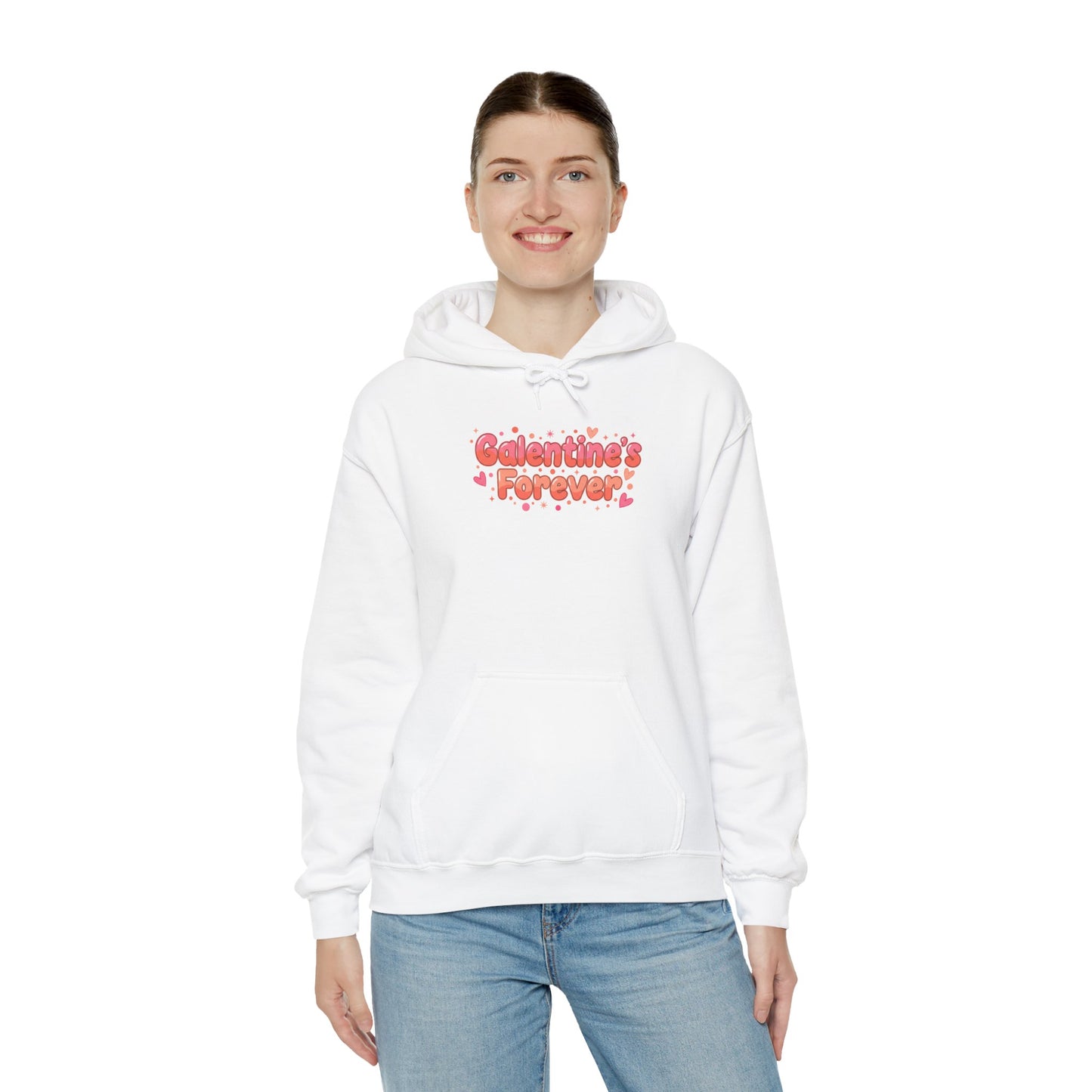 Galentines Forever Hoodie | Minimal Symbol of Lasting Friendship