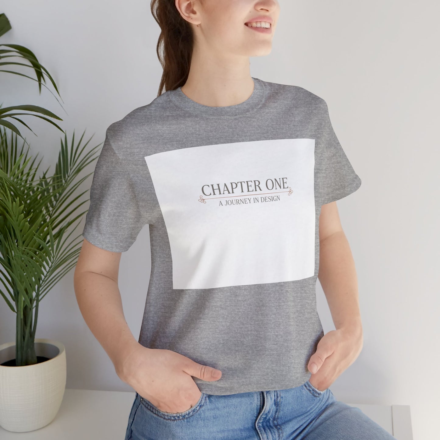 Chapter One serif font shirt | literary aesthetic text tee