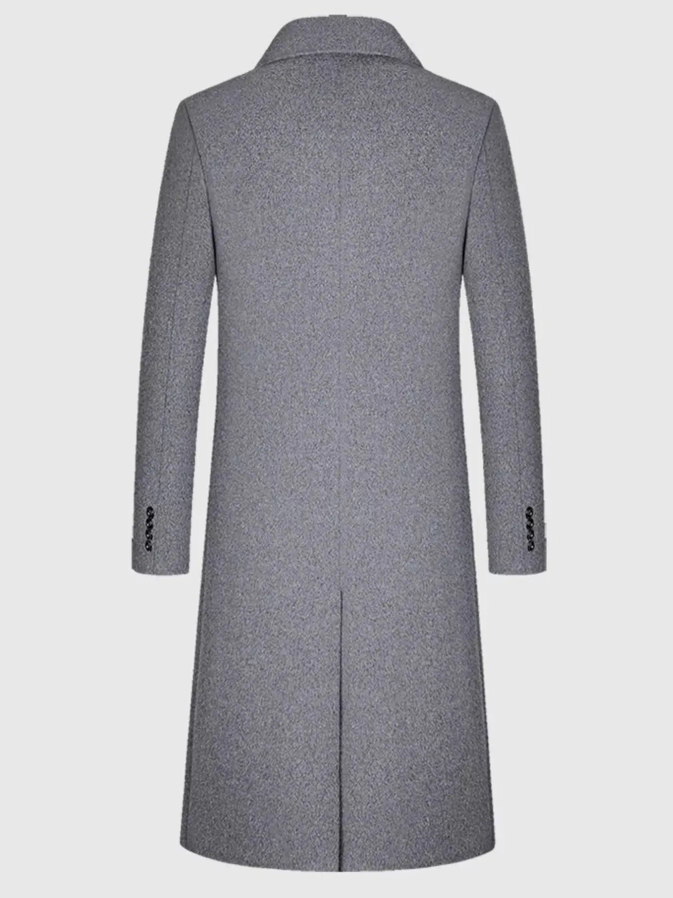 Men's Classic Button Up Overcoat by Partner Label
