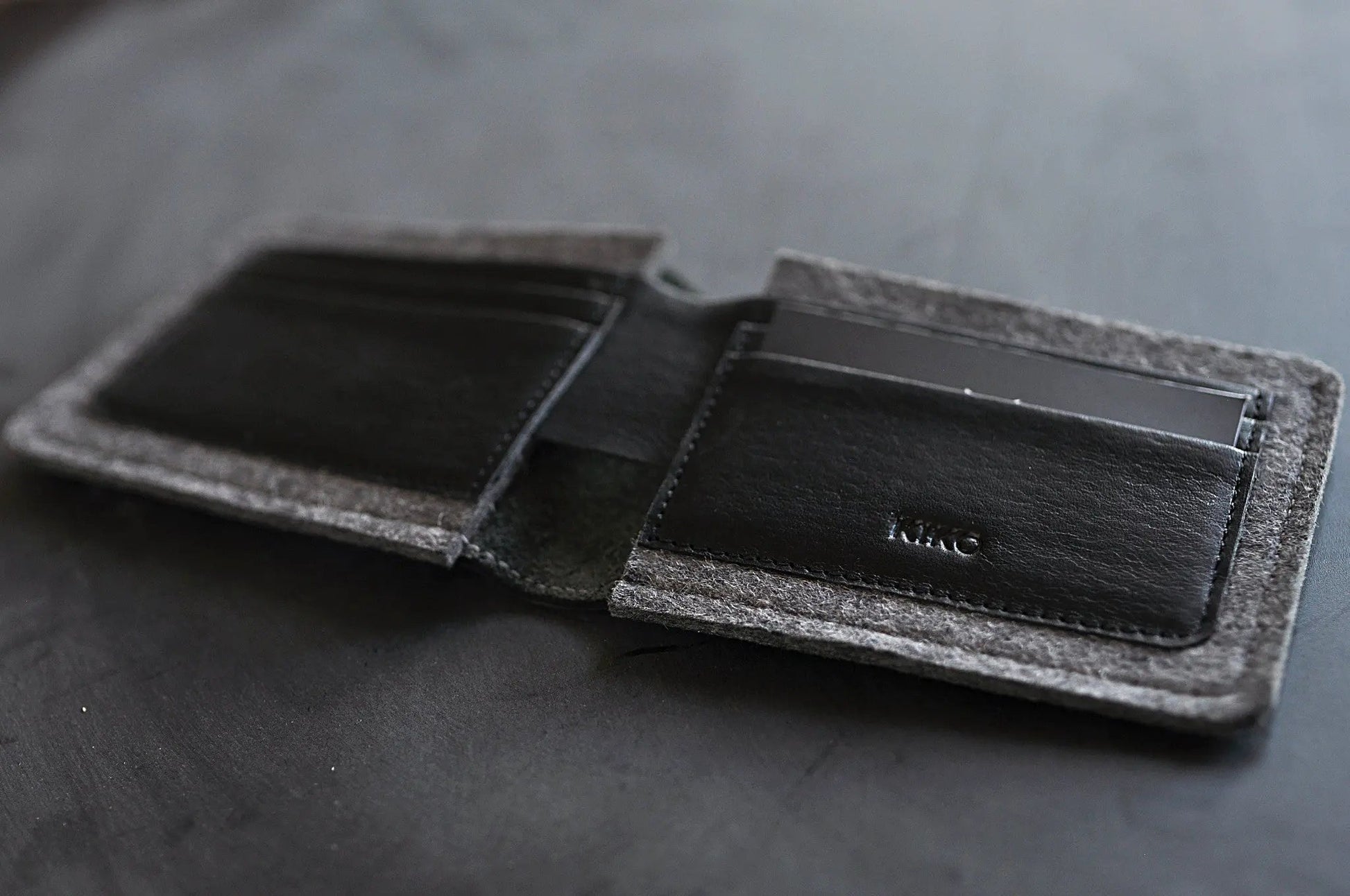 Dual Textured Wallet by Kiko