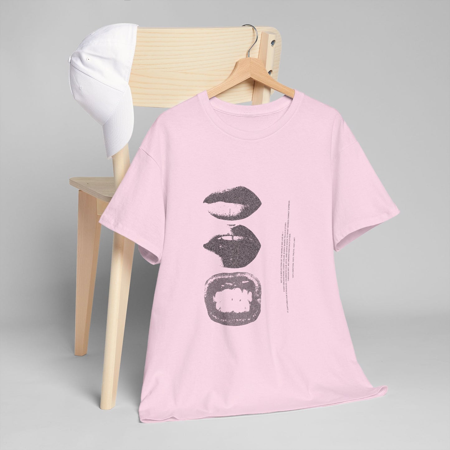 Stacked Forms Graphic T-Shirt – Minimalist Abstract Print, Unisex Casual Tee