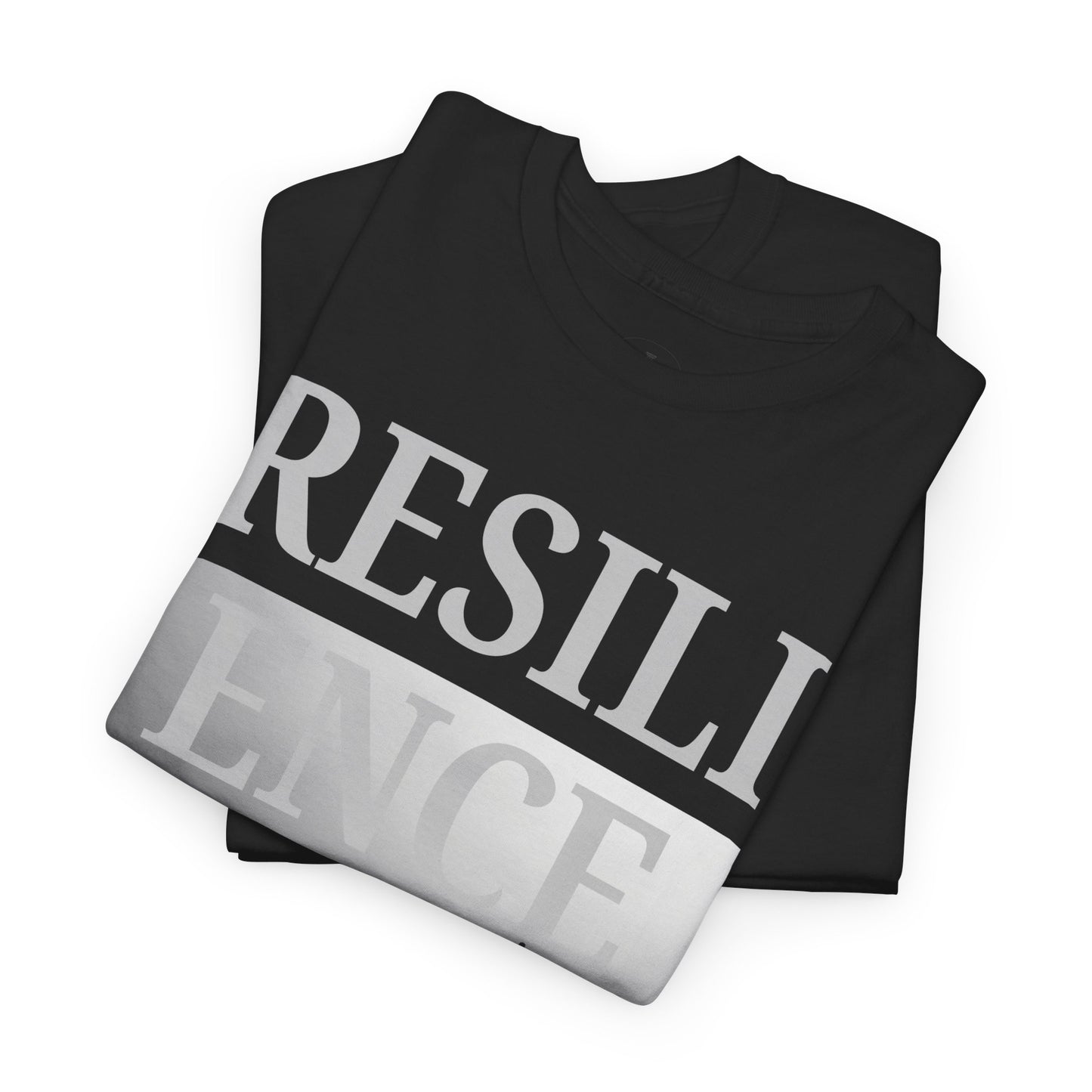 Resilience Graphic T Shirt | Minimalist Motivational Photo Print Unisex Tee