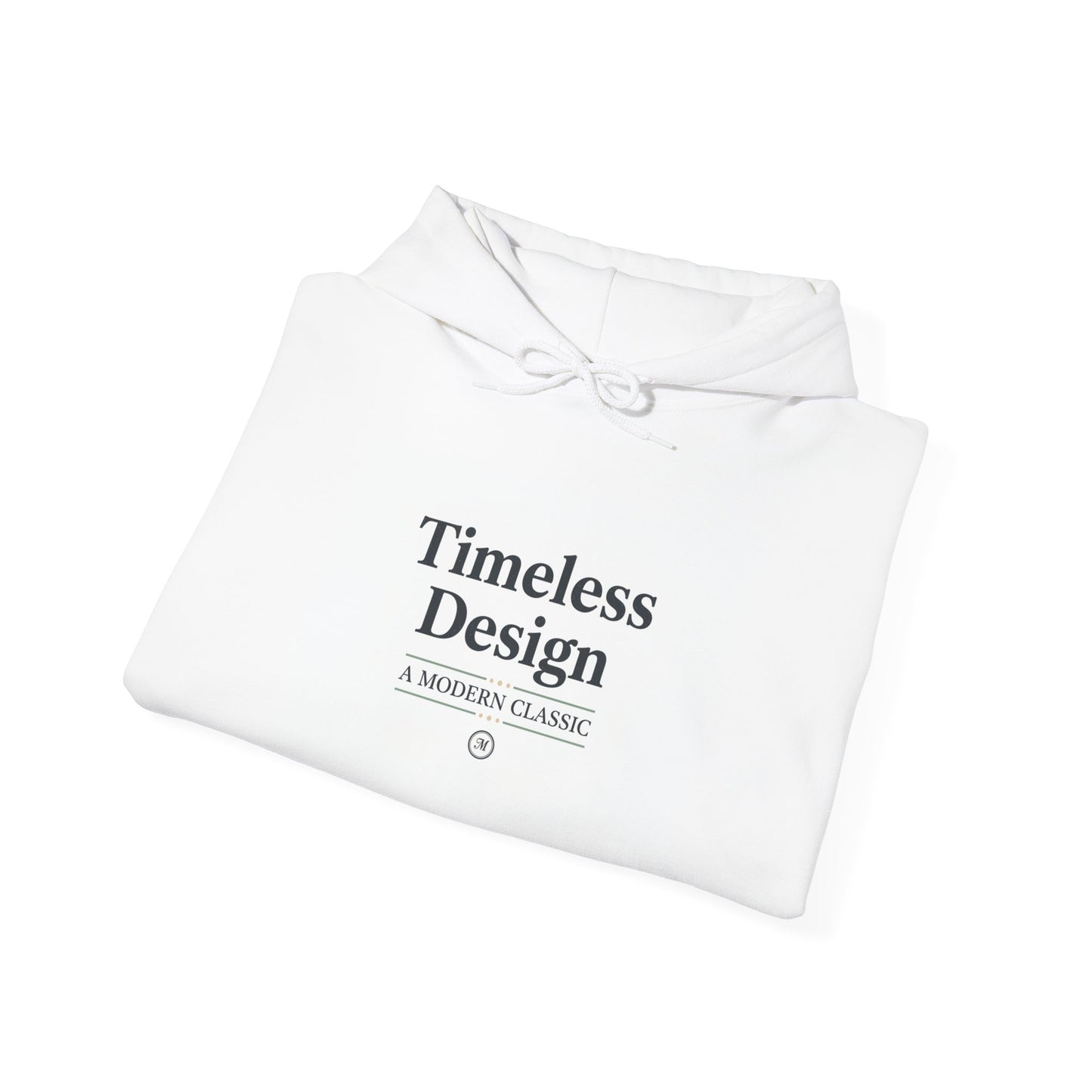 Timeless Design Hoodie | serif font shirt, literary aesthetic
