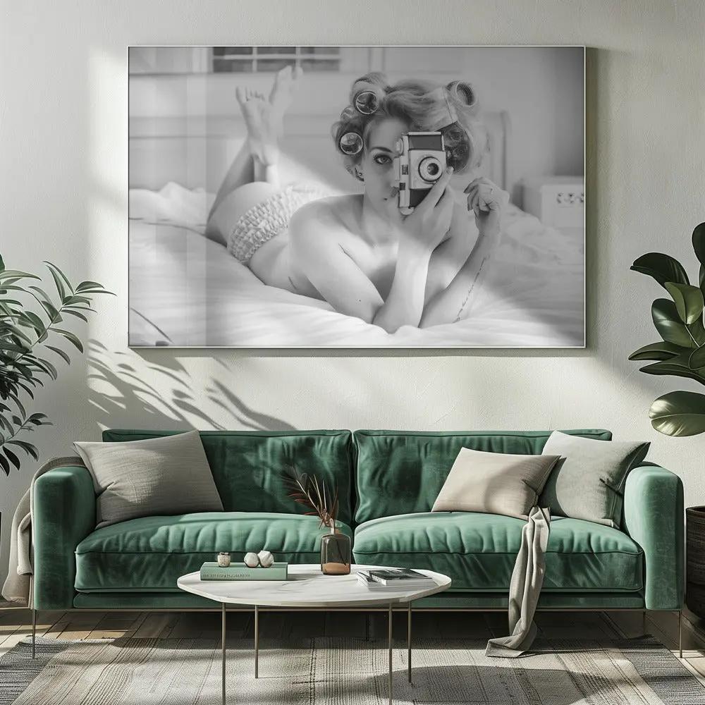 Wall art A chick, a click, and a curl by Pagan_Moon