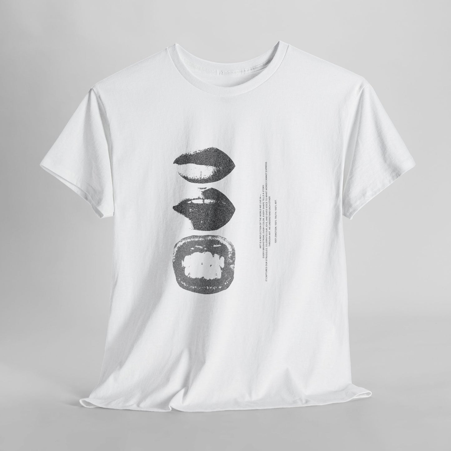 Stacked Forms Graphic T-Shirt – Minimalist Abstract Print, Unisex Casual Tee