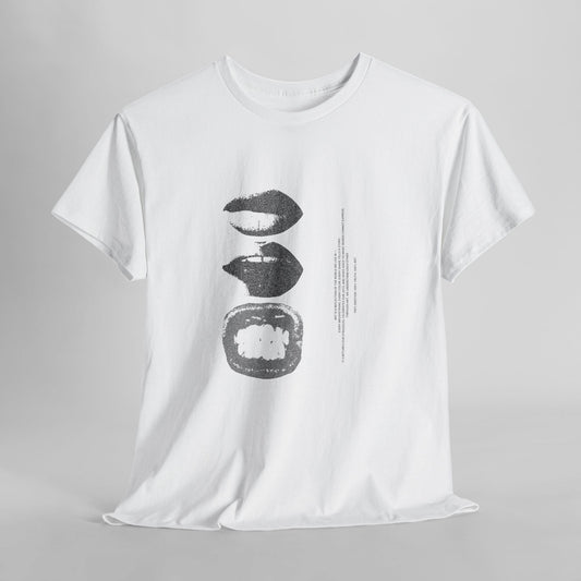 Stacked Forms Graphic T-Shirt – Minimalist Abstract Print, Unisex Casual Tee