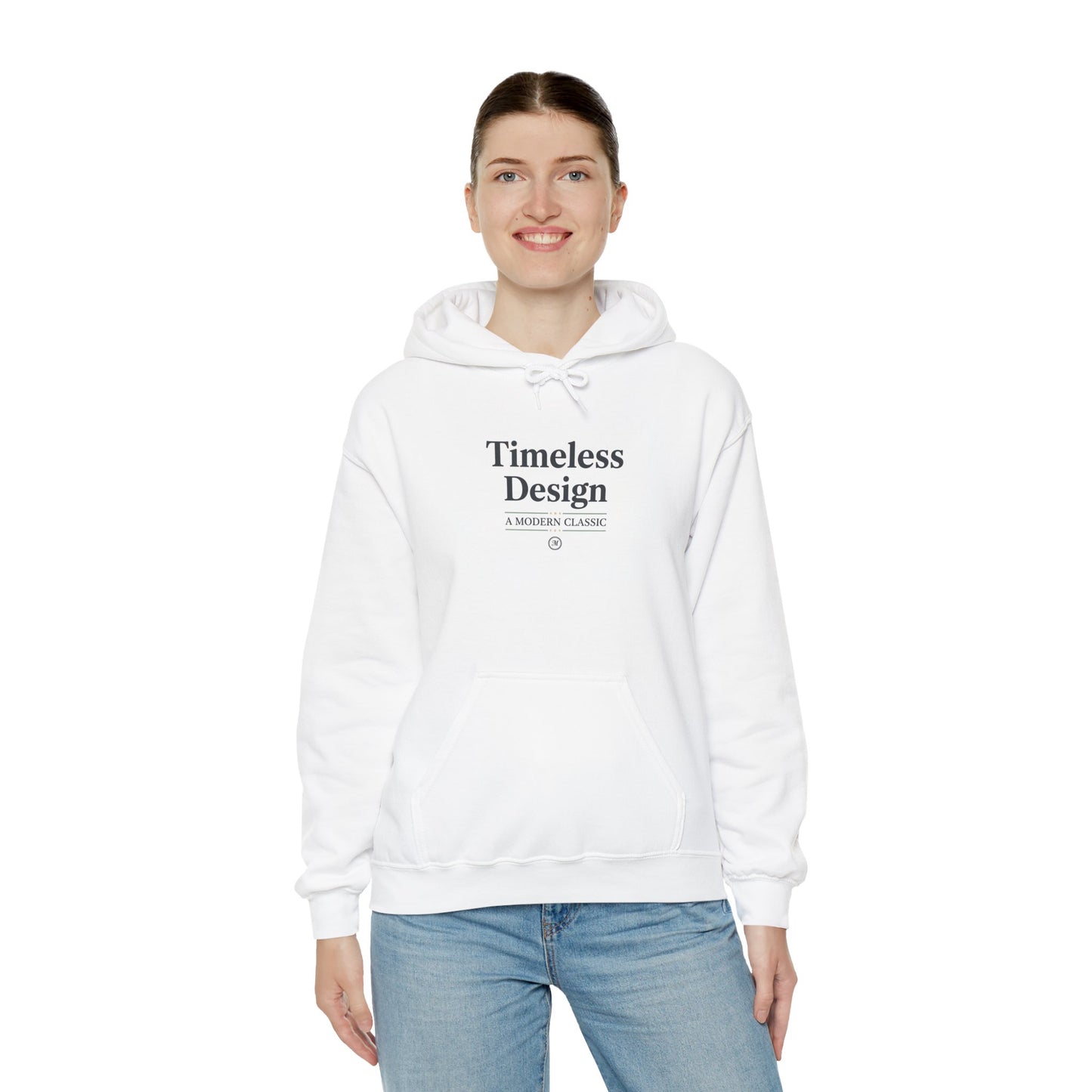 Timeless Design Hoodie | serif font shirt, literary aesthetic