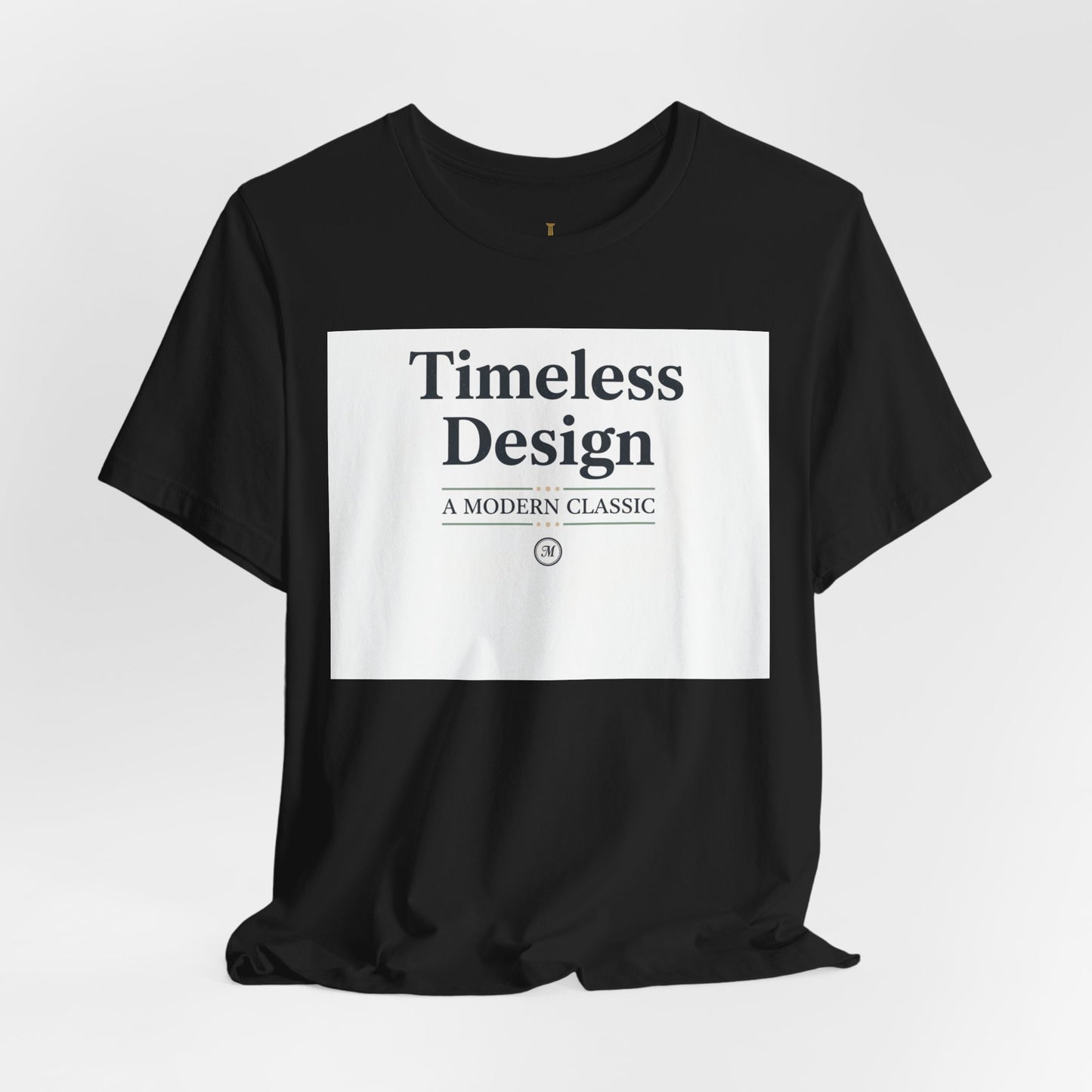 Timeless Design Serif Font Shirt | Literary Aesthetic Tee