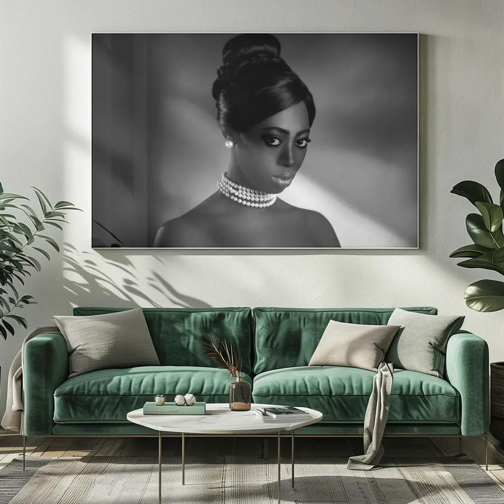 Wall art The white pearls by Peppe Tambè