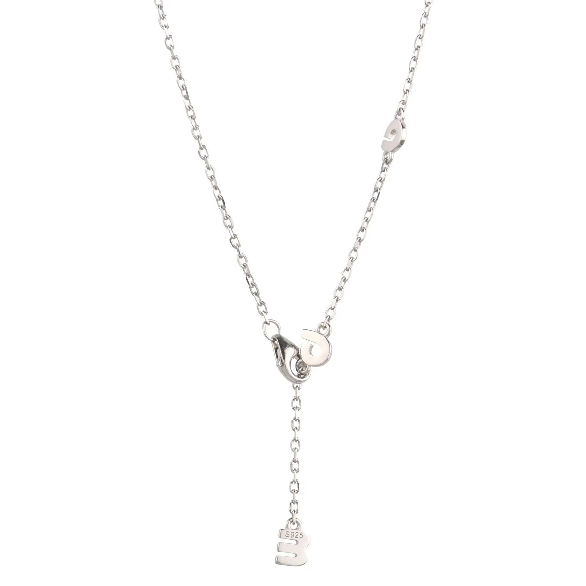 925 Sterling Silver Butterfly Pendant Necklace by Nichestar
