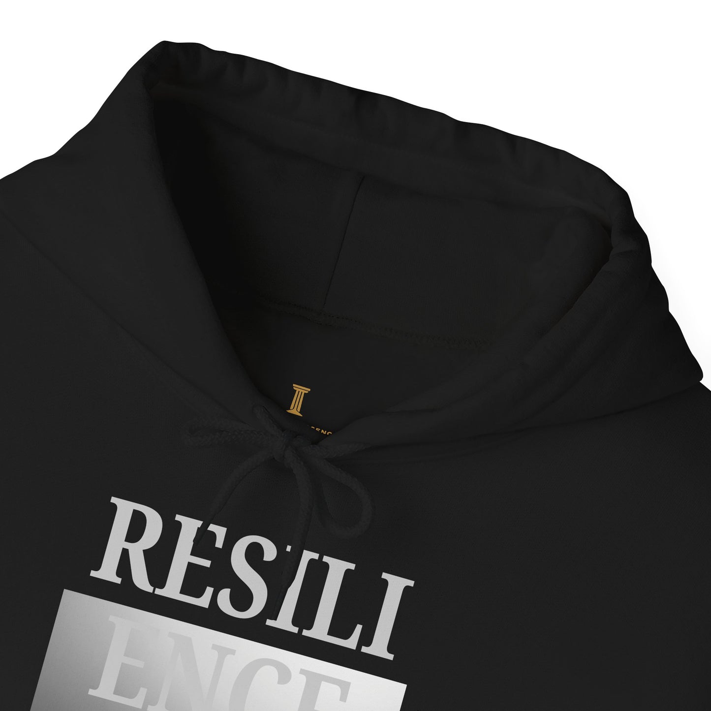 Resilience Hoodie — Minimalist Monochrome Photo Pullover