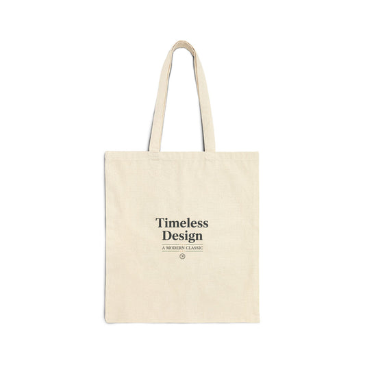 Timeless Design Tote | Retro Serif Typography, Literary Aesthetic