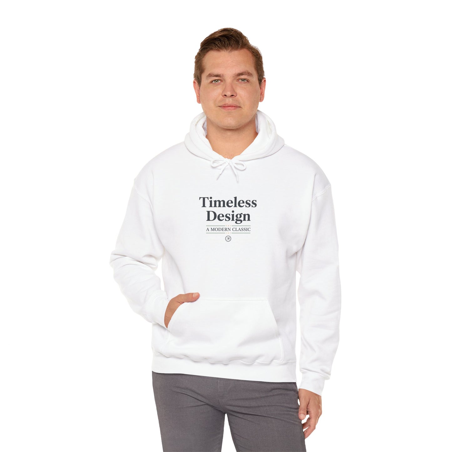 Timeless Design Hoodie | serif font shirt, literary aesthetic