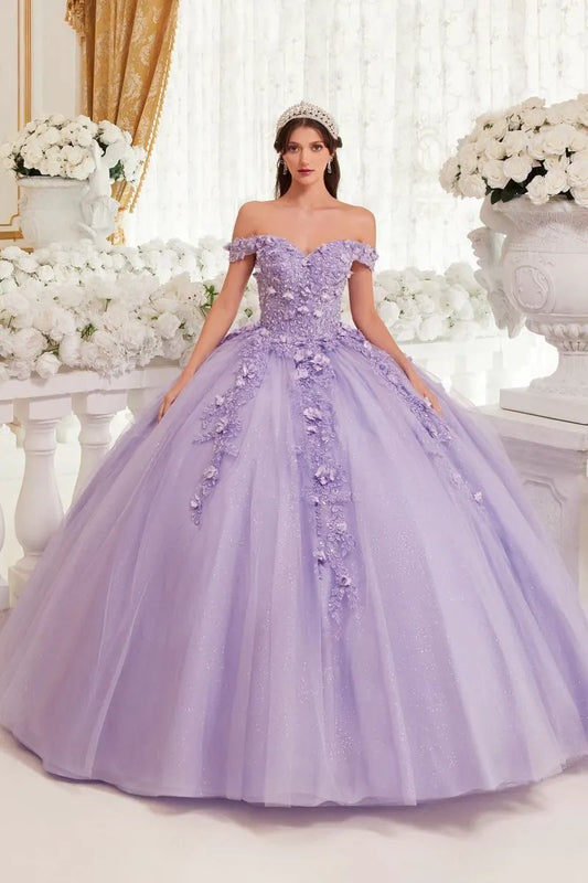 Off The Shoulder Quinceanera Ball Gown by Tux-USA