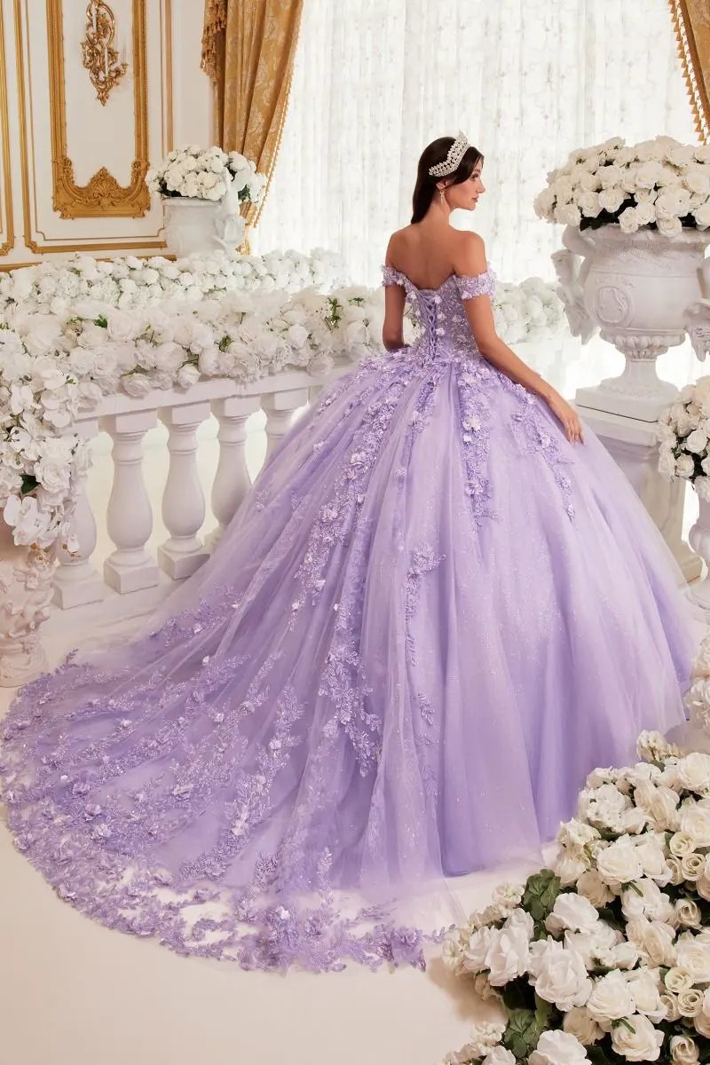 Off The Shoulder Quinceanera Ball Gown by Tux-USA