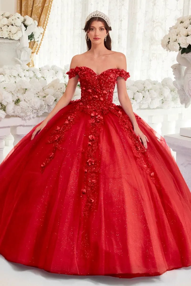 Off The Shoulder Quinceanera Ball Gown by Tux-USA