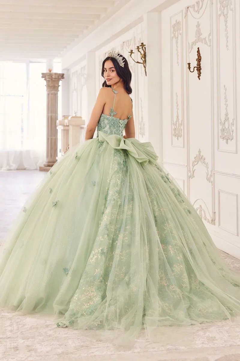 Sage Layered Tulle Ball Gown by Tux-USA