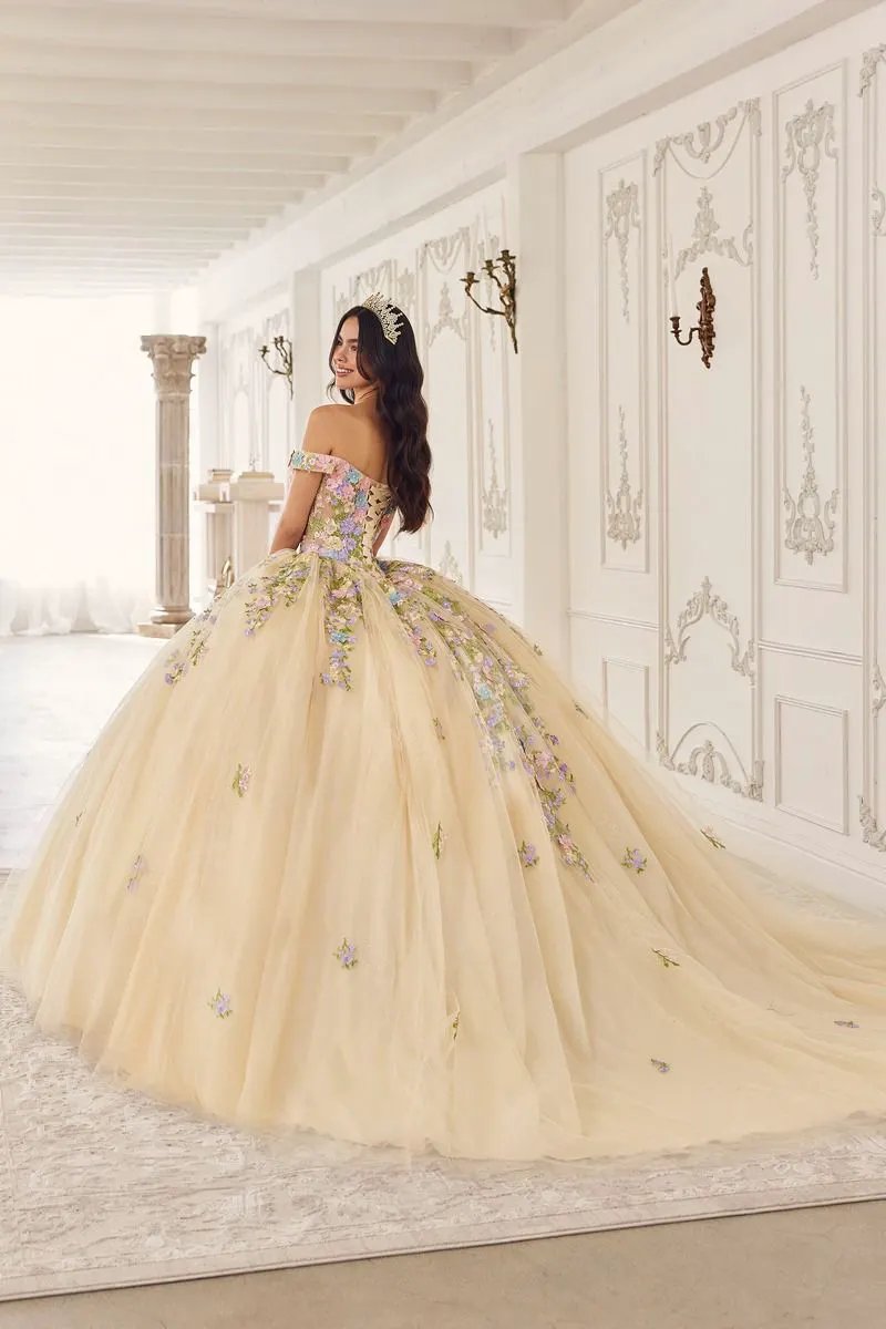 Multi Colored Floral Ball Gown by Tux-USA