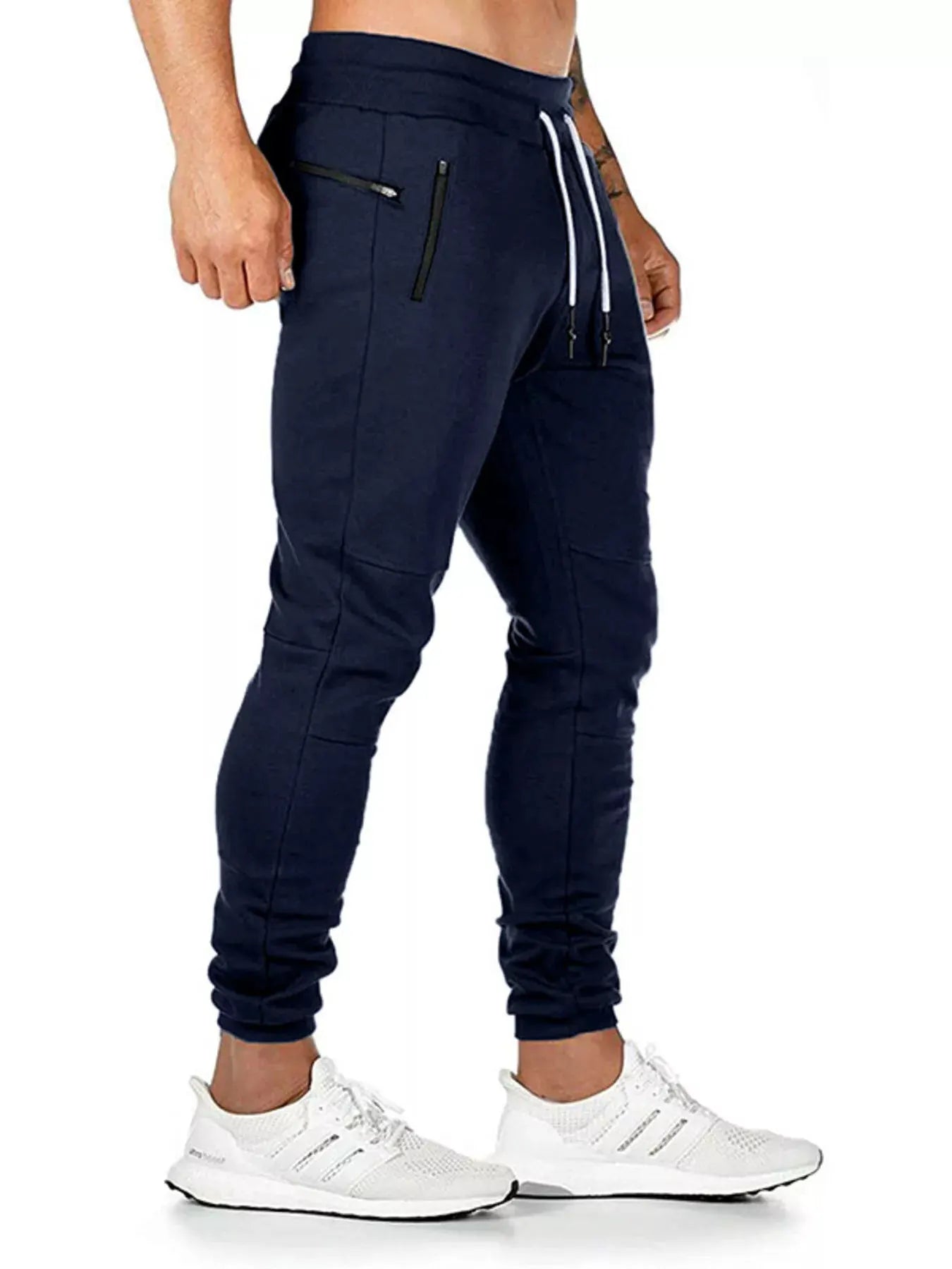 Men's Drawstring Slim Fit Joggers by Trendsi