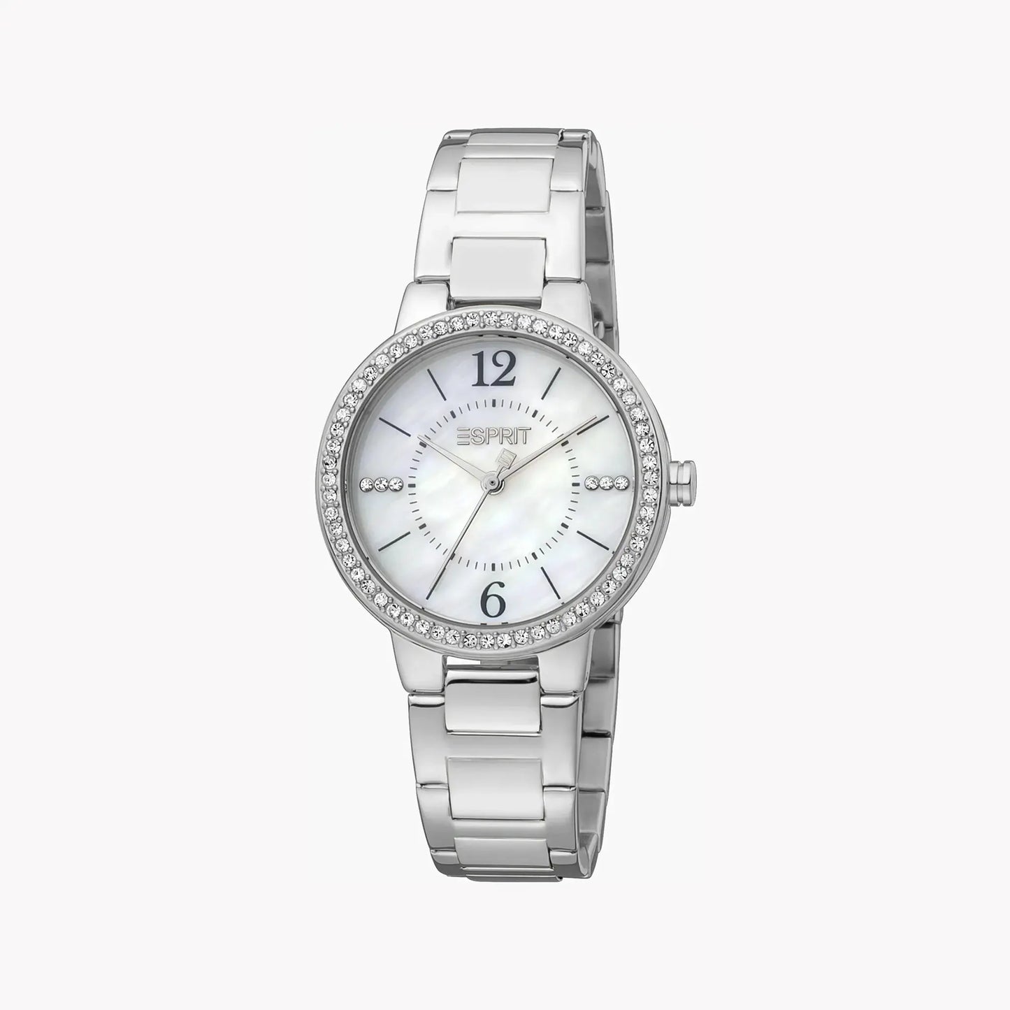 Esprit Women's Silver Stainless Steel Watch, White Dial | Es1l123m0015 by ESPRIT