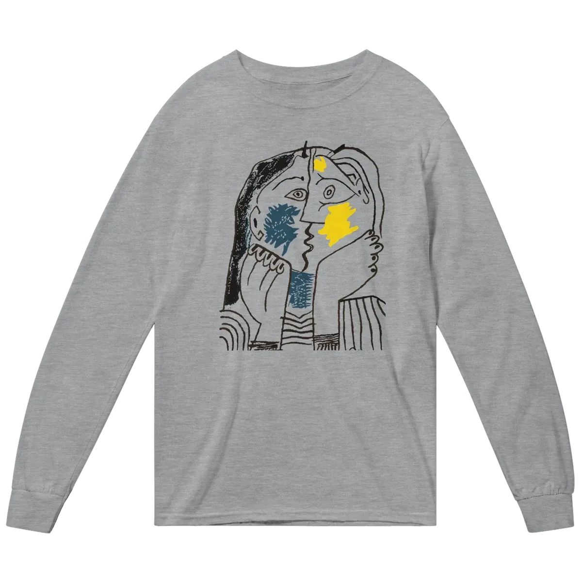 Pablo Picasso The Kiss 1979 artwork Long Sleeve Shirt-2