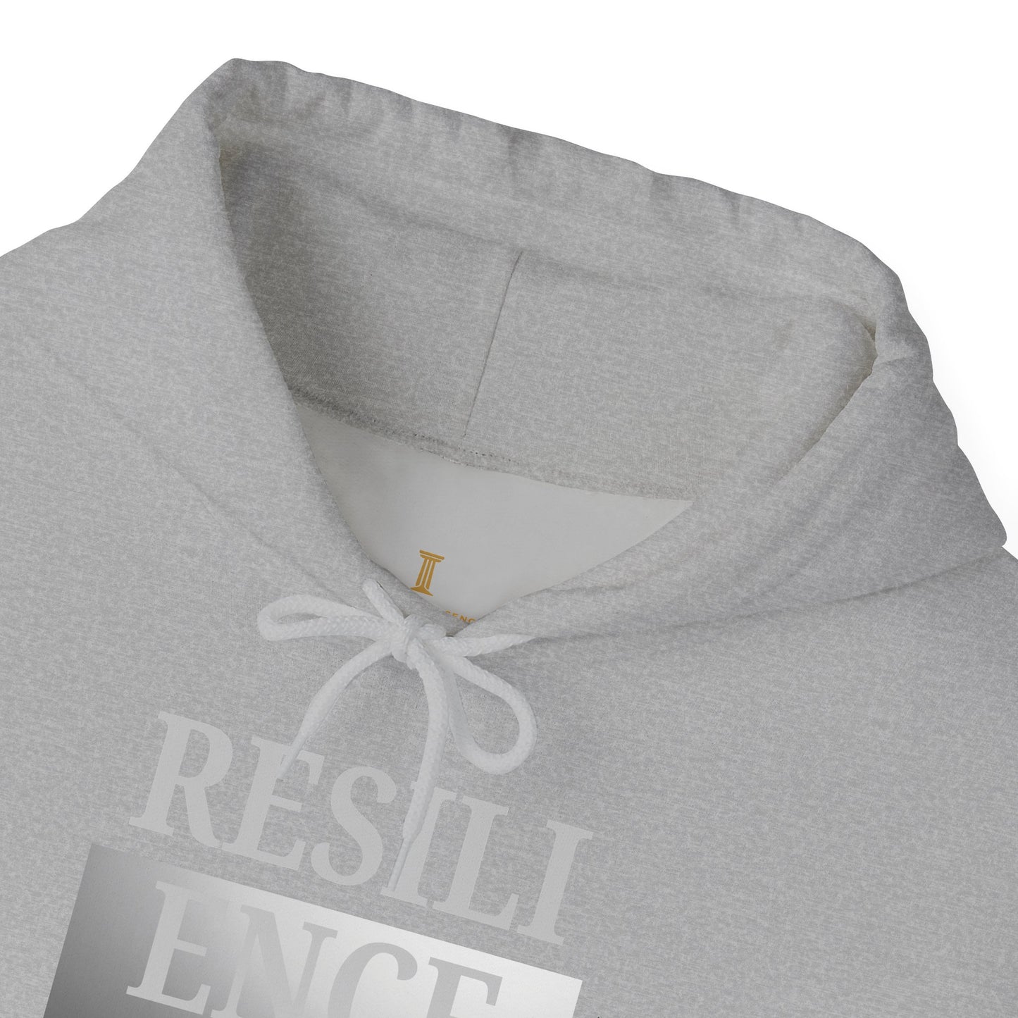Resilience Hoodie — Minimalist Monochrome Photo Pullover