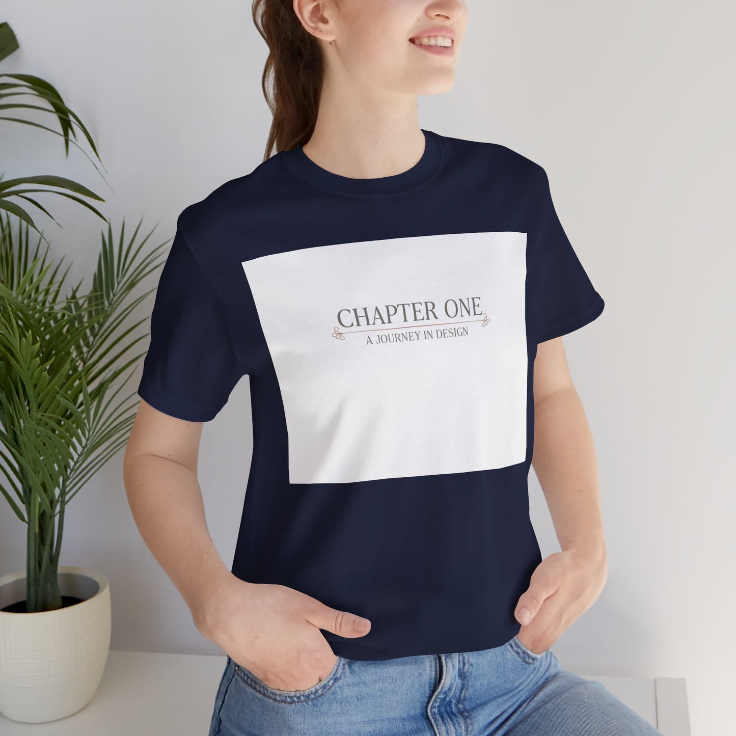 Chapter One serif font shirt | literary aesthetic text tee