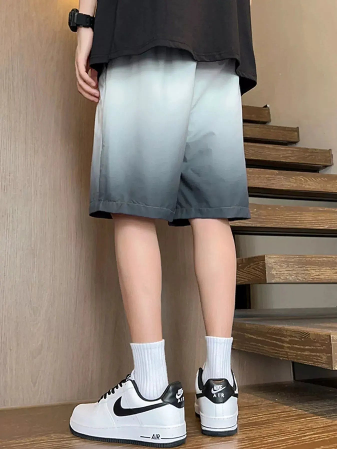 Men's Plus Size Drawstring Loose Fit Shorts by Partner Label