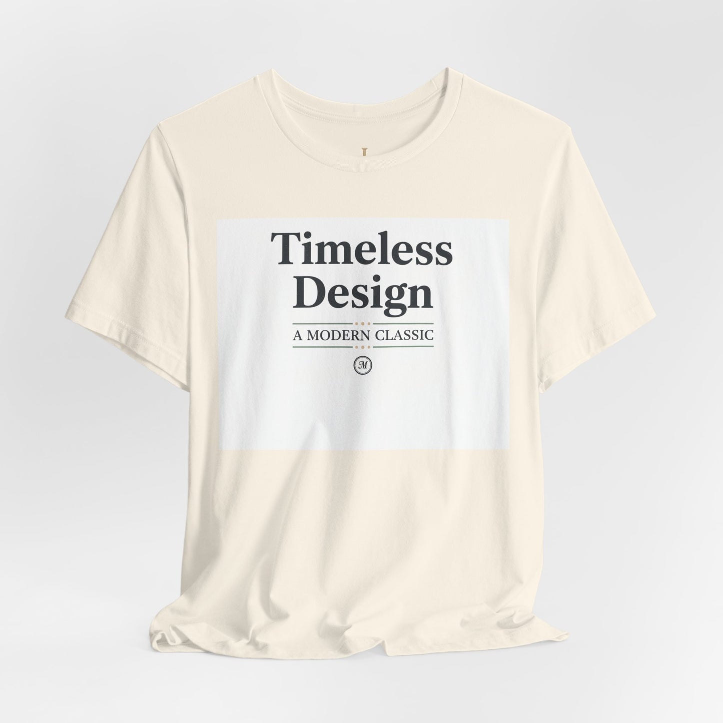 Timeless Design Serif Font Shirt | Literary Aesthetic Tee