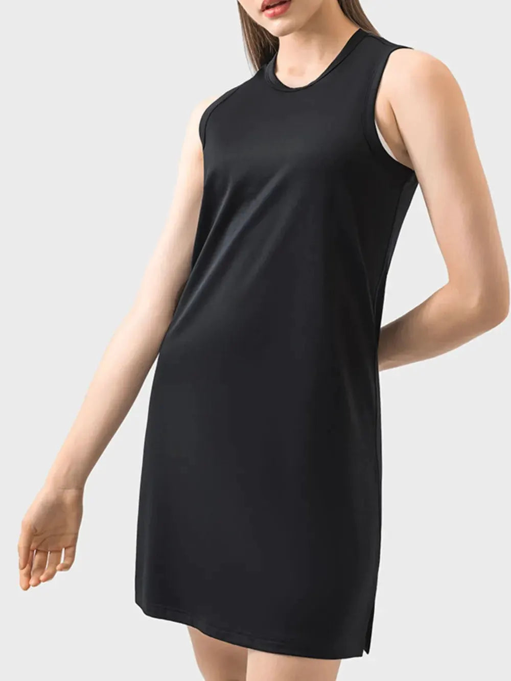 Millennia Round Neck Sleeveless Active Dress by Millennia