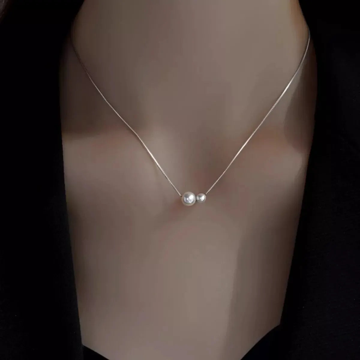 Pearl Pendant Necklace by Partner Labels