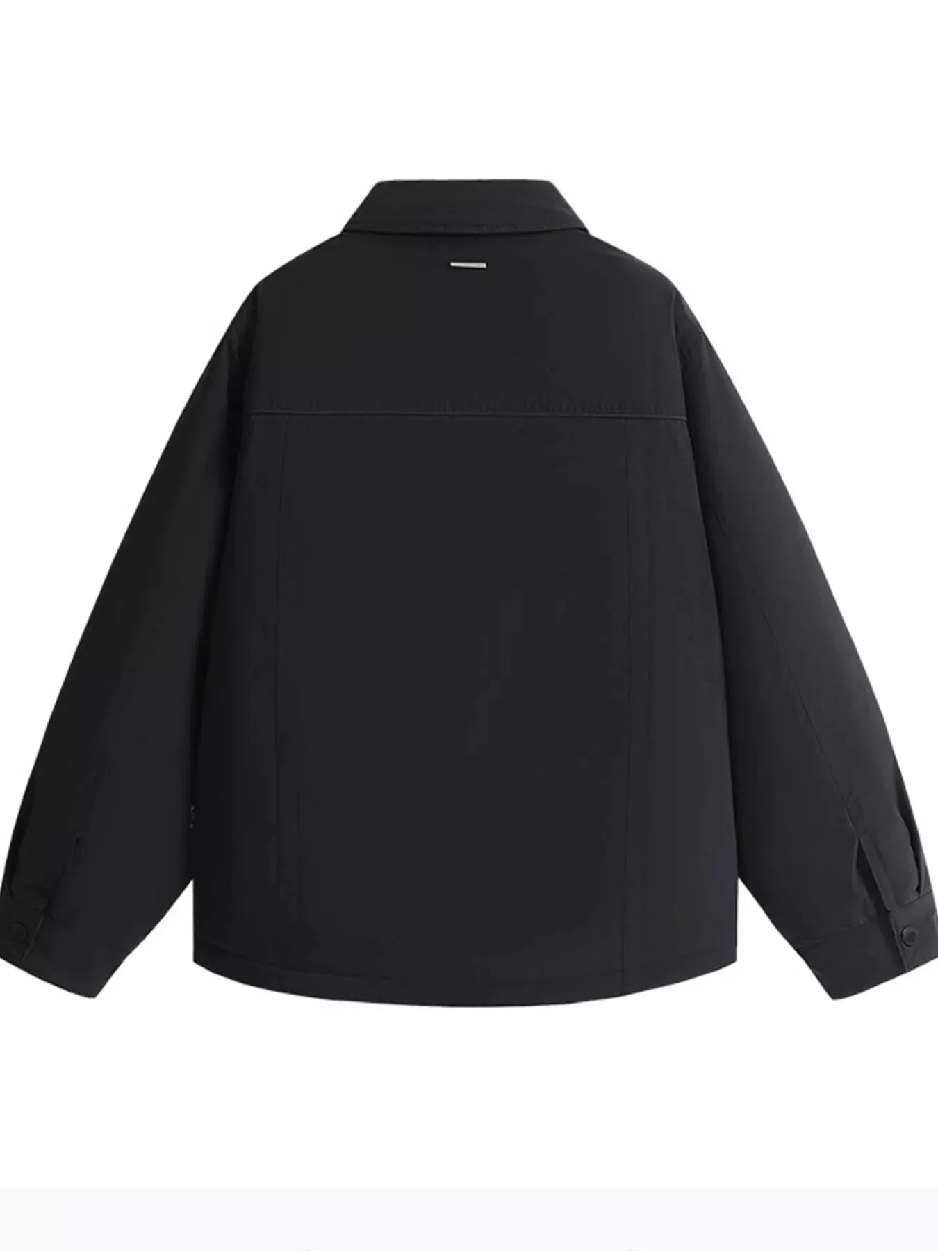 Men's Plus Size Casual Snap-Down Lightweight Jacket by Partner Label