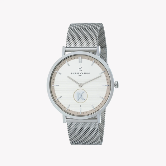 Pierre Cardin Men's Silver Stainless Steel Watch, Gray Dial | Cbv.1053 by PIERRE CARDIN