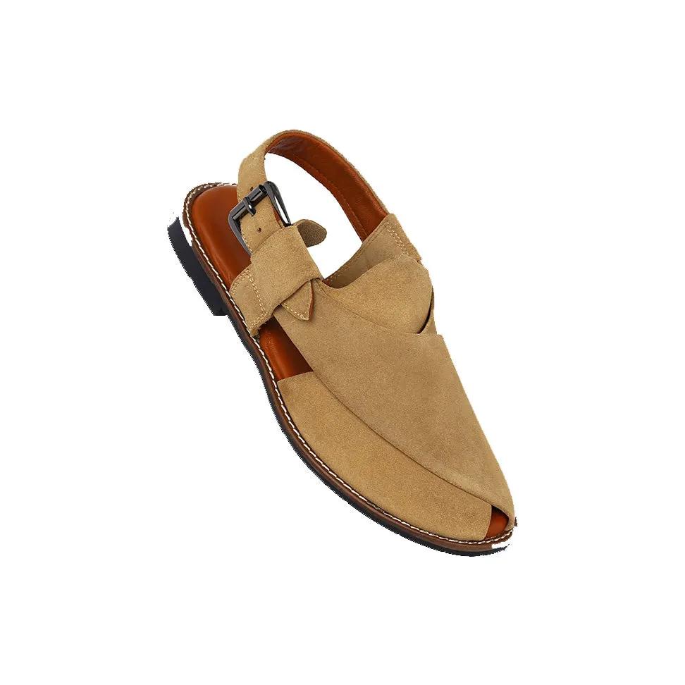 Juan Loco Men's Suede Leather Peshawari Chappal Sandals by Inland Leather