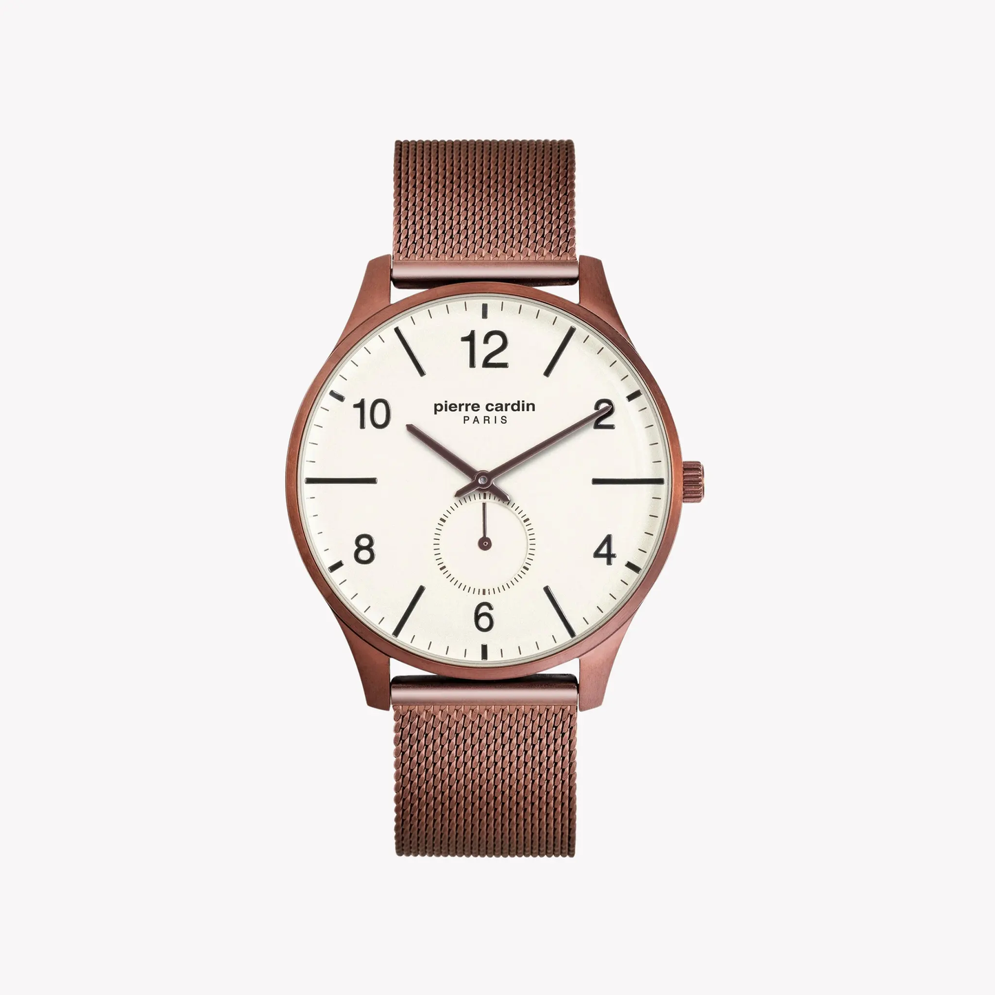 Pierre Cardin Men's Copper Stainless Steel Watch, White Dial | Pc902671f124 by PIERRE CARDIN