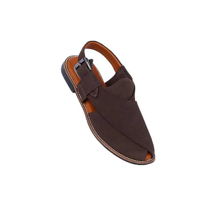 Juan Loco Men's Suede Leather Peshawari Chappal Sandals by Inland Leather