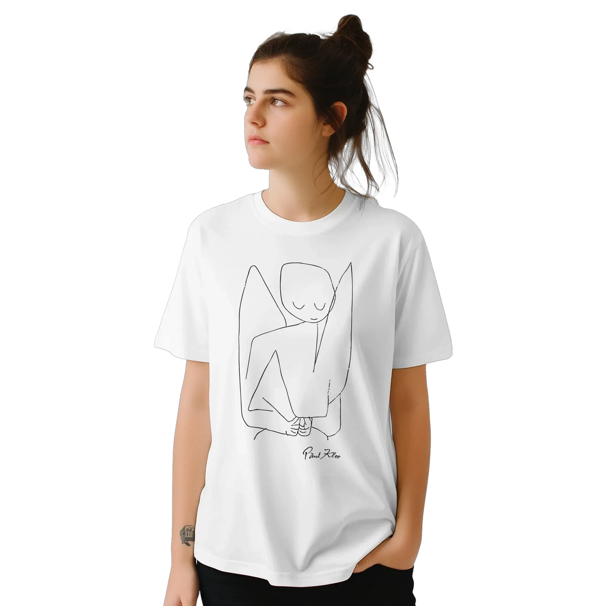 Paul Klee, Forgetful Angel, 1939 artwork t-shirt-1
